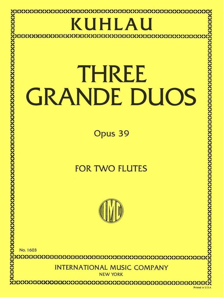3 Grandi Duetti Op. 39